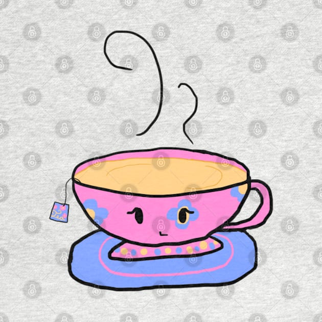 pink teacup by thepurplegomoo